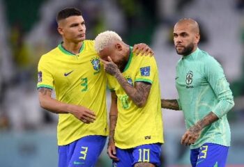 Neymar in tears after Brazil is eliminated