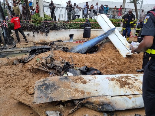 FG orders probe as test-flight airplane crashes on Lagos road